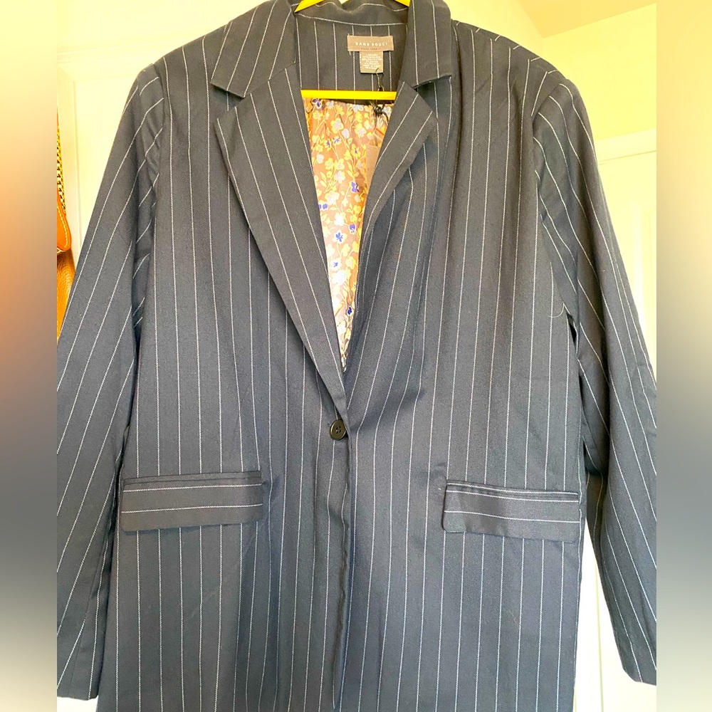 Women’s Pinstripe Blazer